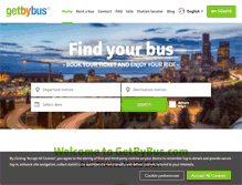 Tablet Screenshot of getbybus.com